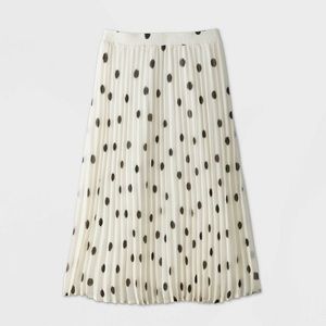 NWT A New Day High-Rise Pleated Midi Skirt XS
